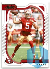 2022 Panini Absolute #59 Trey Lance Green Script